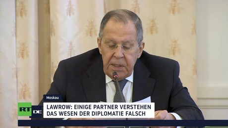 Lawrow: Dialog mit dem Westen nur auf Augenhöhe