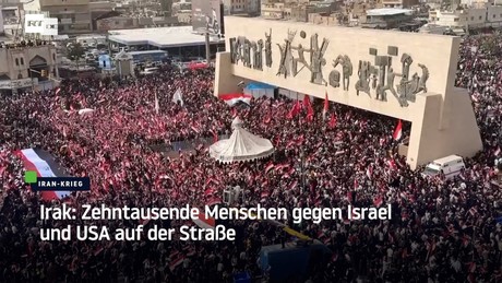 Irak: Zehntausende Menschen gegen Israel und USA auf der Straße