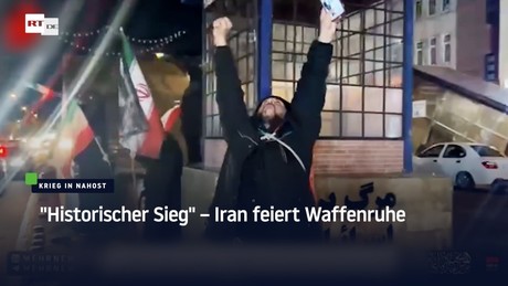 "Historischer Sieg" – Iran feiert Waffenruhe