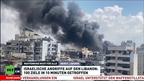 Trotz Waffenruhe mit Iran: Israel greift Libanon weiter an