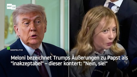 Trump: "Iran würde Italien in zwei Minuten mit Atombomben in die Luft jagen"