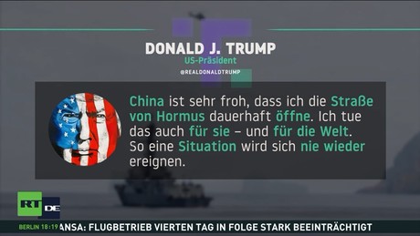 Hormus-Blockade bleibt bestehen – neue Irritationen um Trump