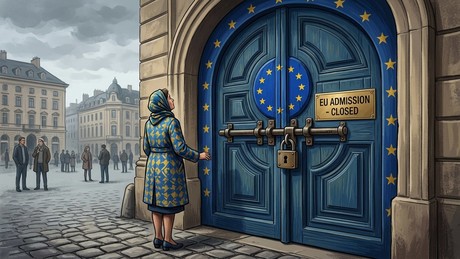 Die Europäische Union hat Selenskij die Tür vor der Nase zugeschlagen