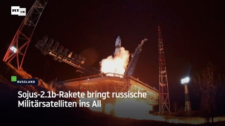 Sojus-2.1b-Rakete bringt russische Militärsatelliten ins All