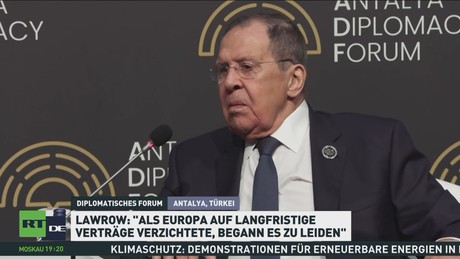 Diplomatisches Forum: Außenminister Lawrow kommentiert russische Außenpolitik