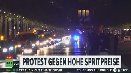Protest in Berlin: Autofahrer machen gegen hohe Spritpreise mobil
