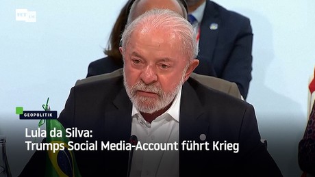 Lula da Silva: Trumps Social Media-Account führt Krieg