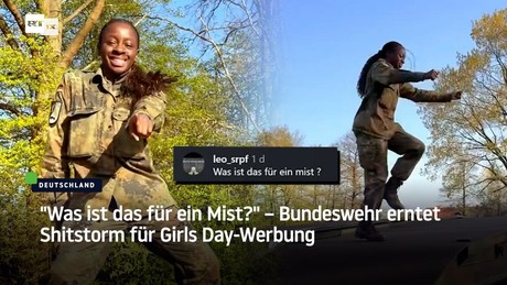 "Was ist das für ein Mist?" – Bundeswehr erntet Shitstorm für Girls Day-Werbung