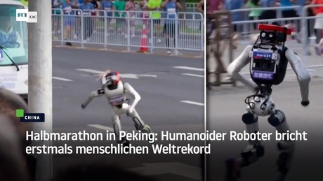 Halbmarathon in Peking: Humanoider Roboter bricht erstmals menschlichen Weltrekord
