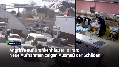 Angriffe auf Krankenhäuser in Iran: Neue Aufnahmen zeigen Ausmaß der Schäden
