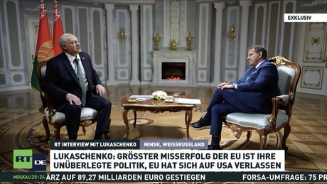RT DE-Exklusiv: Lukaschenko rechnet mit EU und USA ab