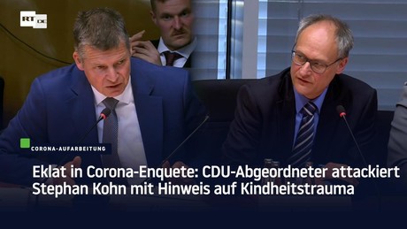Eklat in Corona-Enquete: CDU-Abgeordneter attackiert Stephan Kohn mit Hinweis auf Kindheitstrauma