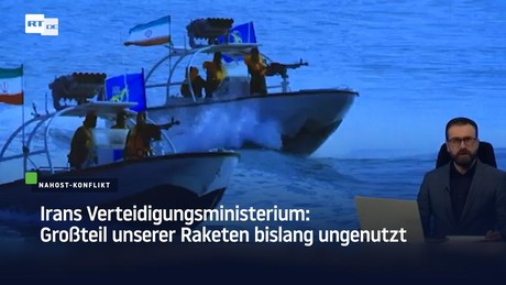 Irans Verteidigungsministerium: Großteil unserer Raketen bislang ungenutzt