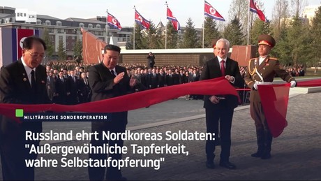 Russland ehrt Nordkoreas Soldaten: "Außergewöhnliche Tapferkeit, wahre Selbstaufopferung"