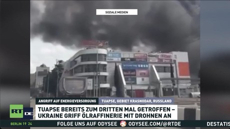 Großbrand in Tuapse: Russland erhebt schwere Vorwürfe gegen Kiew