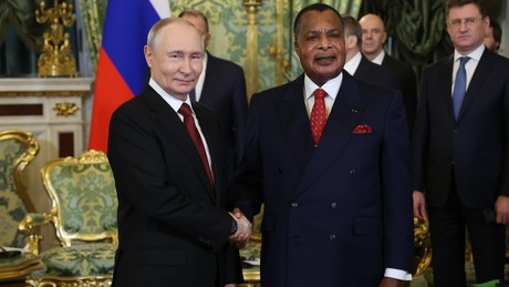 Putin führt Gespräche mit Präsident der Republik Kongo im Kreml