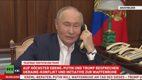 Putin und Trump führten Telefonat über Waffenruhe