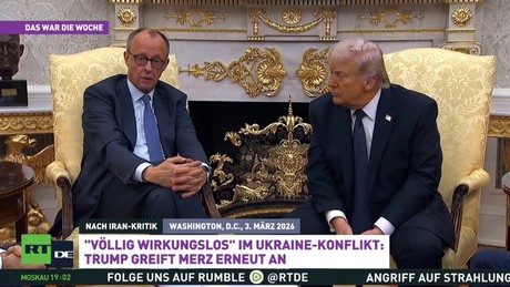 Wochenrückblick: Spannungen zwischen Trump und Merz