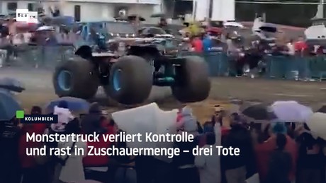 Monstertruck verliert Kontrolle und rast in Zuschauermenge – drei Tote