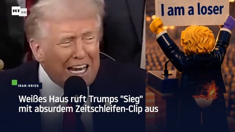 Weißes Haus ruft Trumps "Sieg" mit absurdem Zeitschleifen-Clip aus