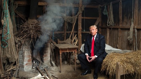 Donald Trump und Fischers Fru