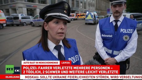 Leipzig: Auto rast in Menschenmenge – zwei Tote und mehrere Verletzte