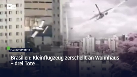 Brasilien: Kleinflugzeug zerschellt an Wohnhaus – drei Tote