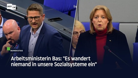 Arbeitsministerin Bas: "Es wandert niemand in unsere Sozialsysteme ein"