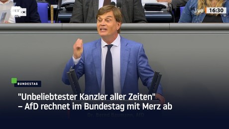 "Unbeliebtester Kanzler aller Zeiten" – AfD rechnet mit Merz ab