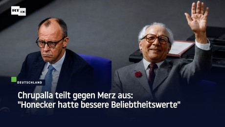Chrupalla teilt gegen Merz aus: "Honecker hatte bessere Beliebtheitswerte"
