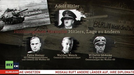 Die letzten Stunden Berlins: Zeugenaussagen aus dem Führerbunker-Krieg