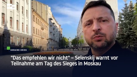 "Das empfehlen wir nicht" – Selenskij warnt vor Teilnahme am Tag des Sieges in Moskau