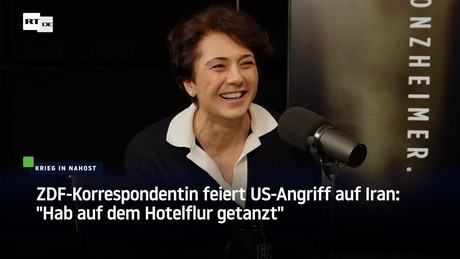 ZDF-Korrespondentin feiert US-Angriff auf Iran: "Hab auf dem Hotelflur getanzt"