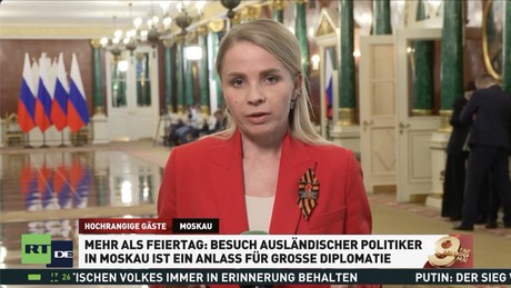 Kreml-Diplomatie am Tag des Sieges: Treffen mit internationalen Gästen