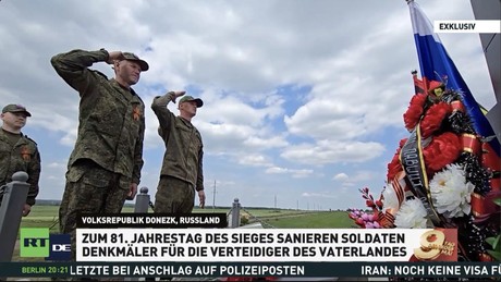 RT DE-Exklusiv: Vor dem 9. Mai – Russische Soldaten pflegen die Gräber ihrer Vorfahren