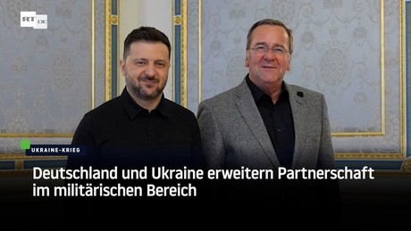 Deutschland und Ukraine erweitern Partnerschaft im militärischen Bereich