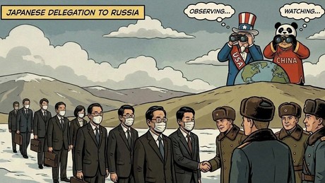 Große Delegation: Japaner reisen nach Russland und behalten USA und China im Auge