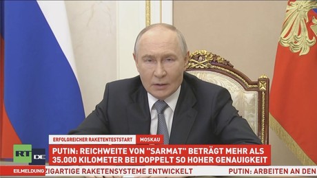 Russland testet Sarmat: Neue Rakete soll noch 2026 einsatzbereit sein
