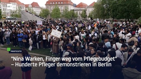 "Nina Warken, Finger weg vom Pflegebudget" – Hunderte Pfleger demonstrieren in Berlin