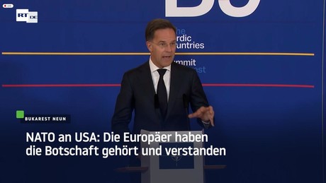 NATO an USA: Die Europäer haben die Botschaft gehört und verstanden