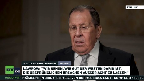 Lawrow im RT-Interview: Wir kehren zurück zur Zeit, als alles mit Gewalt entschieden wurde