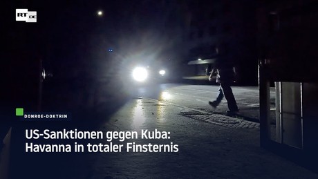 US-Sanktionen gegen Kuba: Havanna versinkt in Finsternis