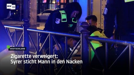 Zigarette verweigert: Syrer sticht Mann in den Nacken