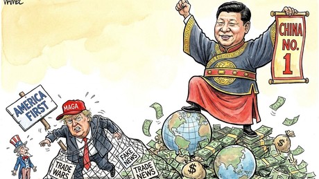 Trump in China: Zeichen der Demut der USA angesichts ihrer eigenen Schwäche