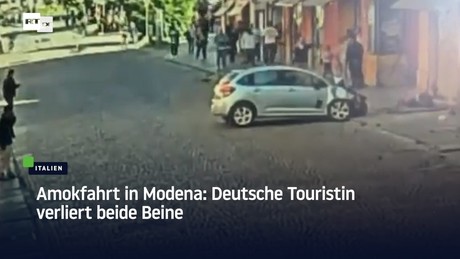 Amokfahrt in Modena: Deutsche Touristin verliert beide Beine