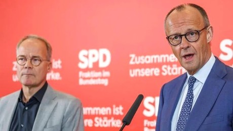 Berlin: Kanzler Merz besuchte erstmals seit seinem Amtsantritt die SPD-Bundestagsfraktion
