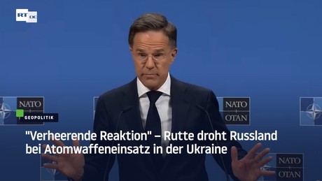 "Verheerende Reaktion" – Rutte droht Russland bei Atomwaffeneinsatz in der Ukraine