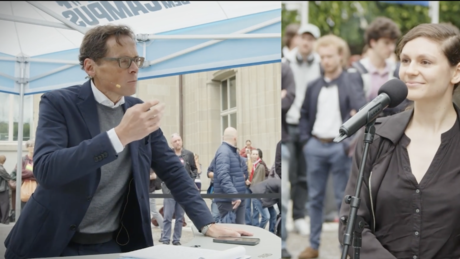 Ein Mann, ein Zelt, ein Mikrofon – und die ganze linke Medienmaschinerie in heller Aufregung
