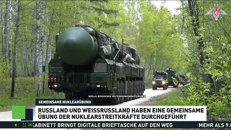 Moskau und Minsk halten groß angelegte Nuklearübung ab
