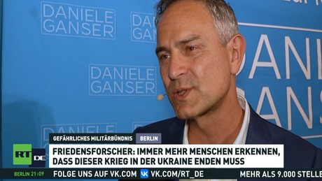 Ganser in Berlin: Neues NATO-kritisches Buch vorgestellt